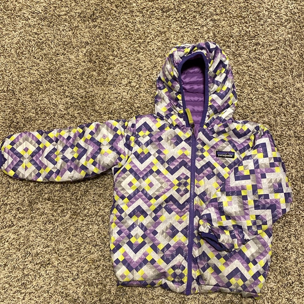 Used girl’s reversible Patagonia jacket